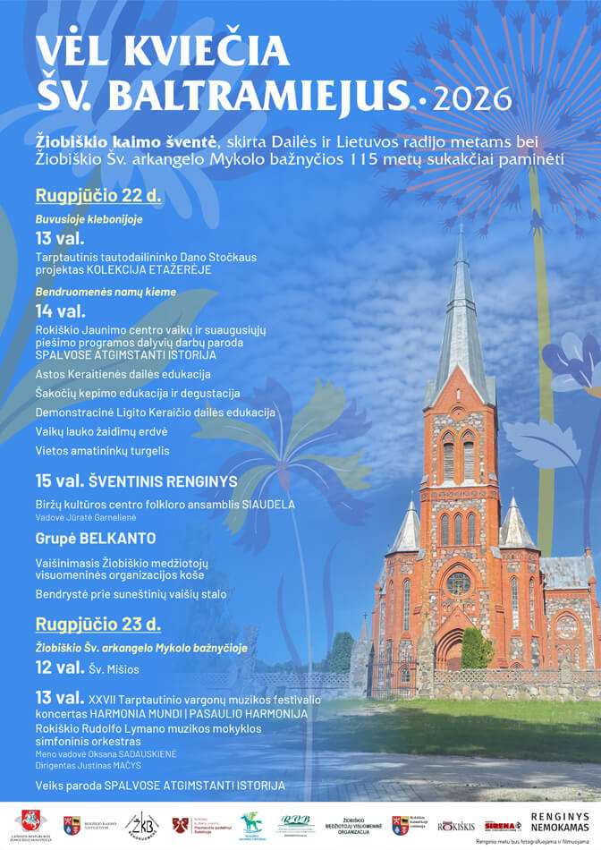 VĖL KVIEČIA ŠV. BALTRAMIEJUS Žiobiškyje - Buvusioje klebonijoje