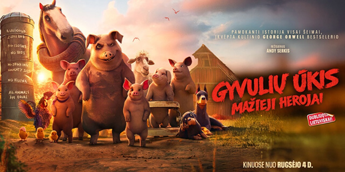 Kino filmas GYVULIŲ ŪKIS: MAŽIEJI HEROJAI