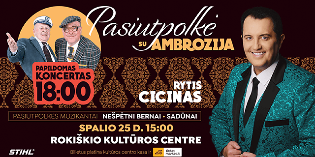 Koncertas PASIUTPOLKĖ SU „AMBROZIJA“