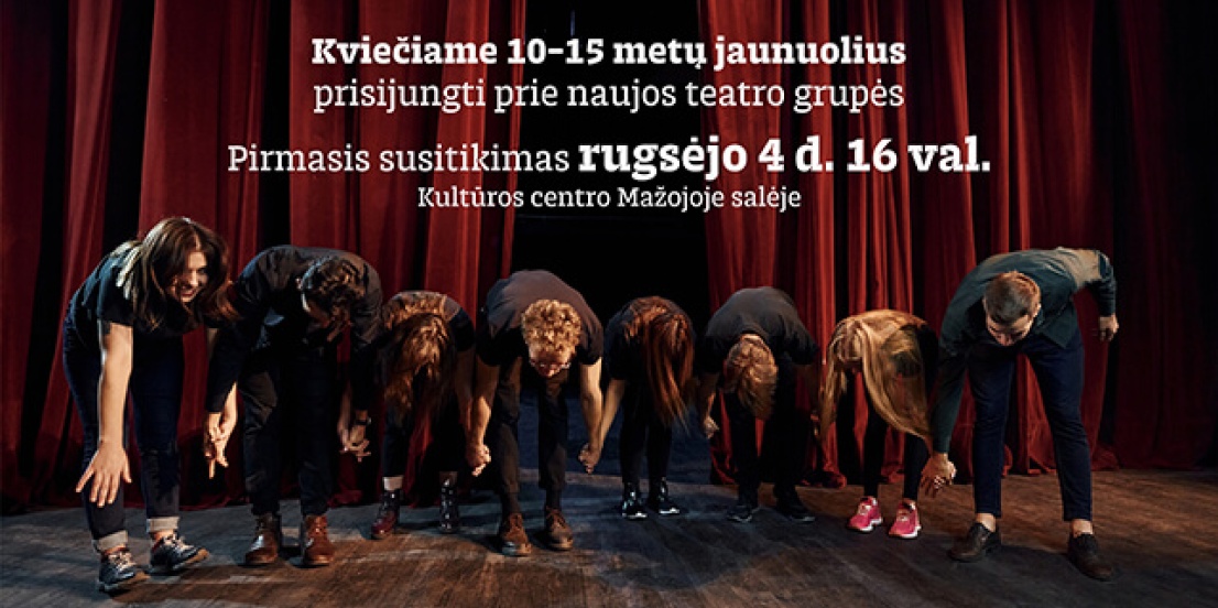 Naujos teatro grupės pirmasis susitikimas