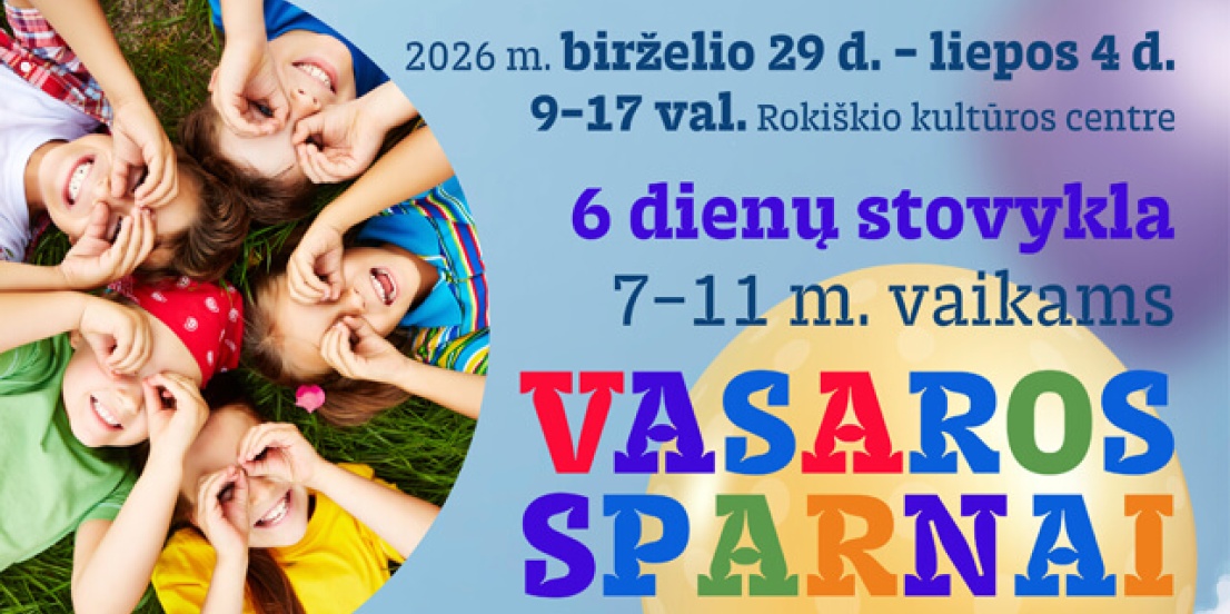 6 dienų vaikų stovykla VASAROS SPARNAI